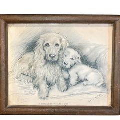 A shoulder to lean on wall hanging