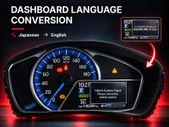 Toyota Fielder Hybrid Dashboard Language Conversion 2014-2018