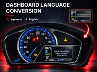 main image for ad Toyota Fielder Hybrid Dashboard Language Conversion 2014-2018