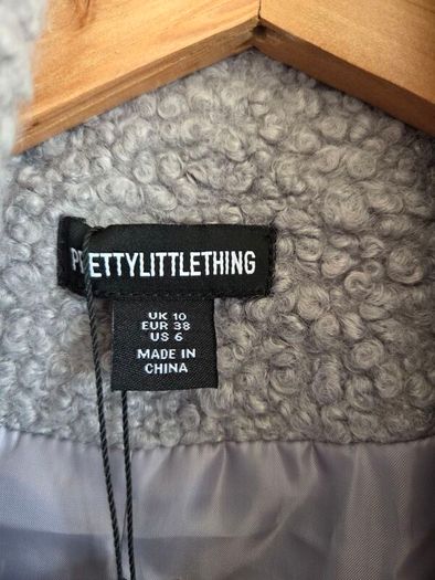 Light grey maxi coat, brand NEW, size 12