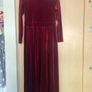 2 Burgundy Bridesmaid Dresses Image 4