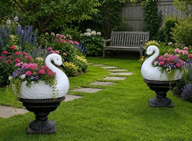 New Concrete Garden Planters