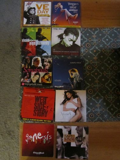 Box of 291 Promo CDs