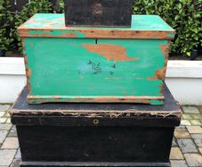 Vintage pine trunks