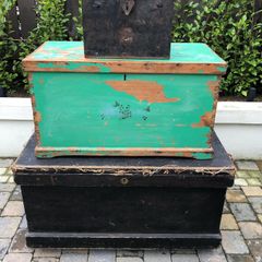 Vintage pine trunks
