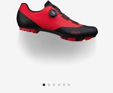 BRAND NEW: Fizik Vento Overcurve X3 MTB/Gravel Shoes - Red - Size 7 UK (41 EU)