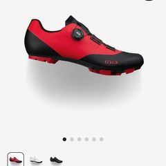 BRAND NEW: Fizik Vento Overcurve X3 MTB/Gravel Shoes - Red - Size 7 UK (41 EU)