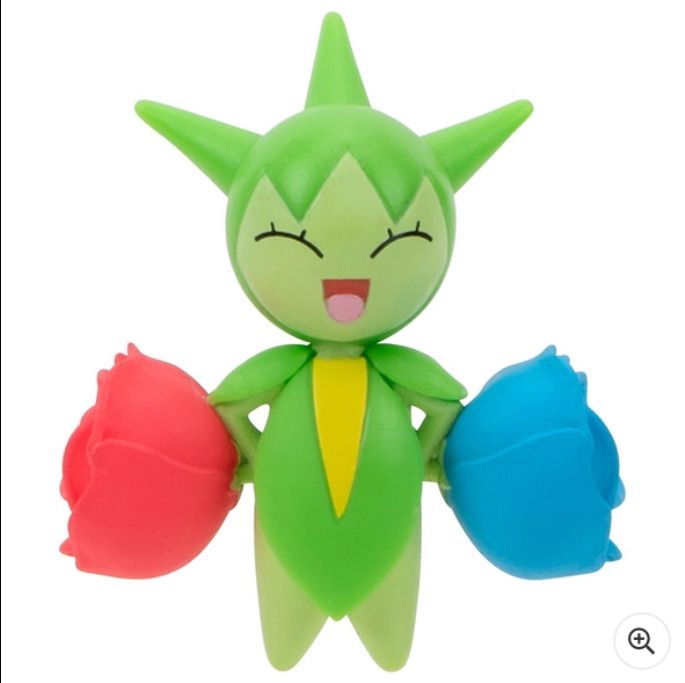 Pokemon Pawniard and Roselia 5cm Battle Figures 2 Pack