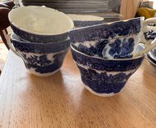 Vintage Blue & White China Tea Set