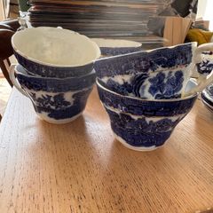 Vintage Blue & White China Tea Set