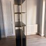 EZ Living Black & Gold Bookcase / Display Unit Image 3