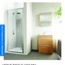 shower door bi fold  sliver 1000 mm Image 4