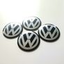Set 4x 56mm Volkswagen Aluminium Stickers Wheel Centre Cap Sticker 56 Image 3