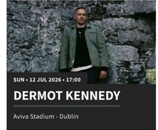 Dermot Kennedy tickets x2