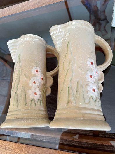 Vintage 1950s Art Deco Style Jugs