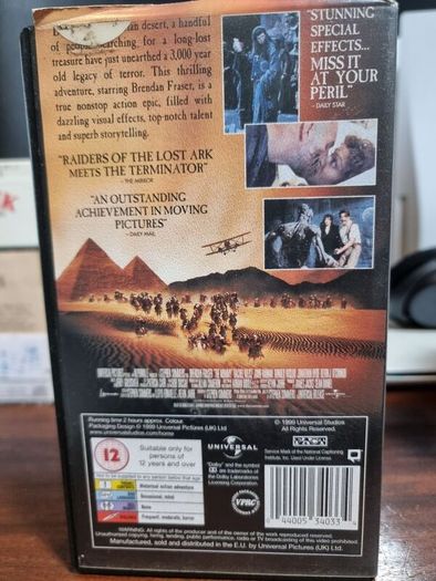 The Mummy VHS