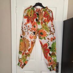 NEW Floral Harem pants, one size