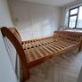 King Size Solid Wood Sleigh Bed Frame Image 2