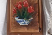 Parrot Tulips Art  Print