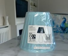 Brand New Duck Egg Pleated Fabric Lamp Shade