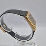 Vintage Accurist Gold-Tone Tank Watch - Retro 80s Image 3
