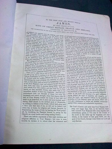 Large leather bound Bible from Dr. Durdin Charity Carlow