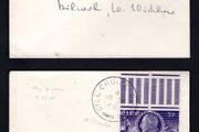 1948 Ireland 150th Anniversary of the Insurrection of 1798 (Wolfe Tone) Commemorative Stamps Neatly addressed pair of First Day Cover (FDC) with Cill Chuile Dumha (Kilcoole, Co, Wicklow) cancel