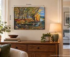 Original Hand-Painted Landscape on Canvas