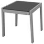 Sun Loungers with Table Aluminium Black Image 3