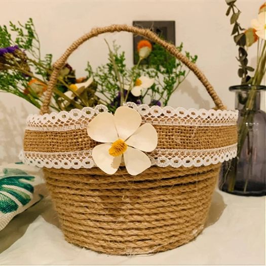 Brand New Jute Twine Garden Jute Yarn Rope Thick Cord Craft Cord For Packaging, Decoration, Garden Bundling IT5mm-50