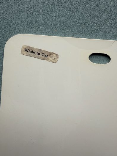 Vintage 1984 NASA Kennedy Space Center Space Port USA Plastic License Plate