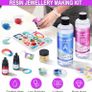 Epoxy Resin Kits for Beginners, 400ml Crystal Clear Resin, Resin Accessories with Resin Moulds, Dried Flowers, Resin Pigment, Glitter, Gold Leaf, Epoxy Resin Starter Kit for Jewelry Making (FREE POSTAGE) Image 6