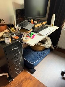 Sit and stand desk 100x60cm