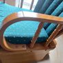 Glider Armchair and Footstool Image 4
