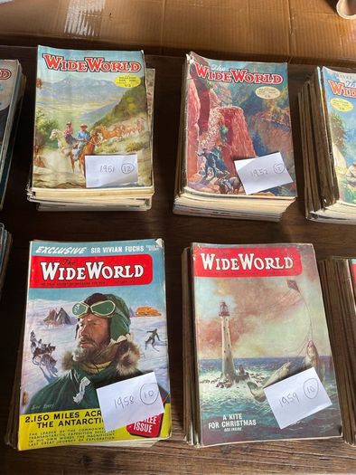 Wide world magazines 1947 to  1960 ( 158 total )