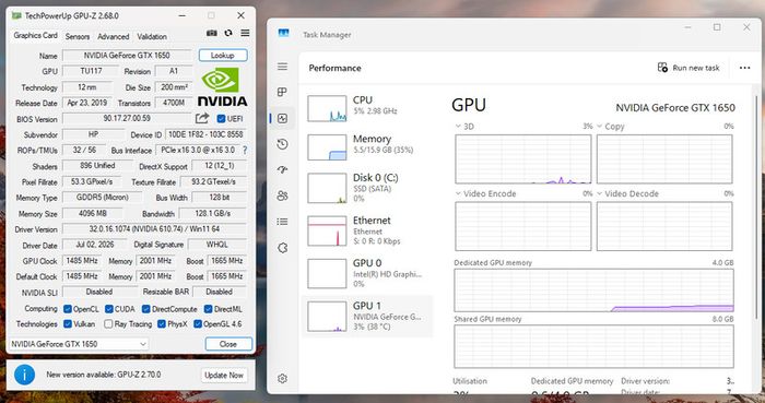 Nvidia Geforce Gtx 1650 4gb Gddr5 Graphics Card