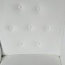 white leather chair Image 3