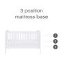 Tutti Bambini Rio Cot Bed + Premium Little Green Sheep Natural Mattress Image 8