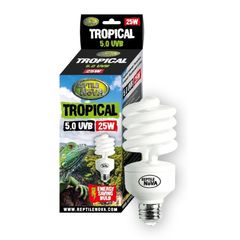 Reptile Nova Bulb For Terrariums 5.0 UVB 25W TROPICAL