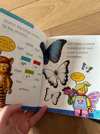 Unused - Lego Phonics Workbooks x 2