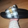 Burberry Check Furley Logo Sliders Size UK 5 / EU 38 Image 3