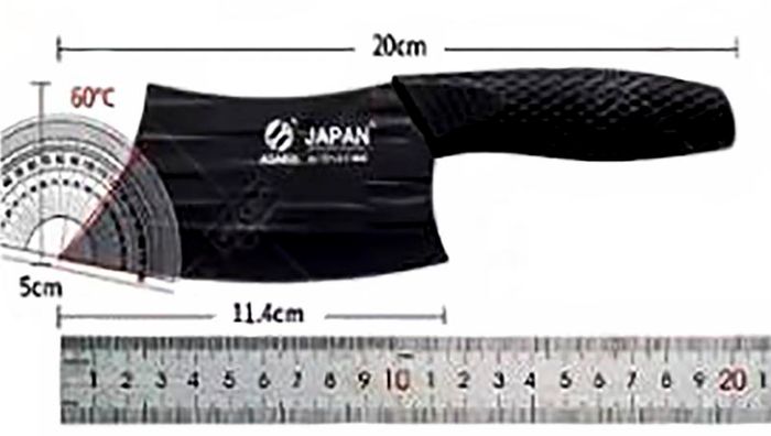3 Black Kitchen Knives (brand New).