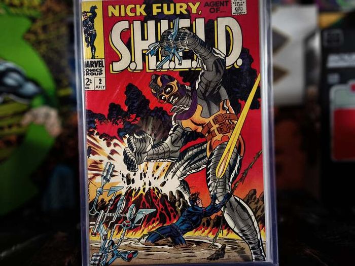Nick Fury Agent of S.H.I.E.L.D. ! Issue #2 ! 1st Appearance of Centurius (Noah Black) ! STAN LEE ! Silver Age Comic from 1968 ! by Marvel !