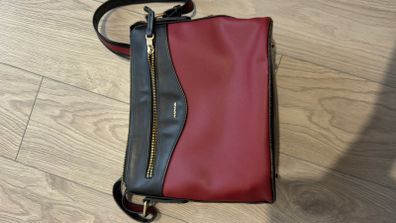 Matmazel Burgundy & Black Crossbody Bag