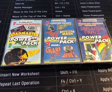 C64 - Commodore 64 - 3 Commodore Format Magazine Power Pack Tapes