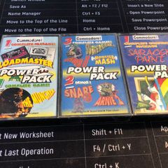 C64 - Commodore 64 - 3 Commodore Format Magazine Power Pack Tapes