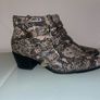Snakeskin Ankle boots - Size 5 Image 2