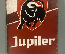 Jupiler Tin Metal Sign