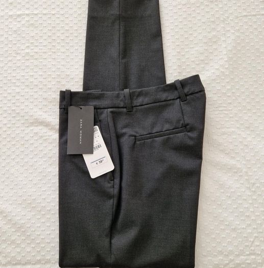 ZARA Women's Grey Trousers BNWT