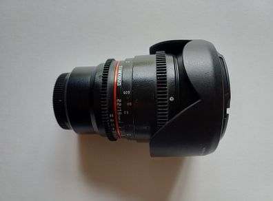 Samyang MFT T 2.2 16mm lens